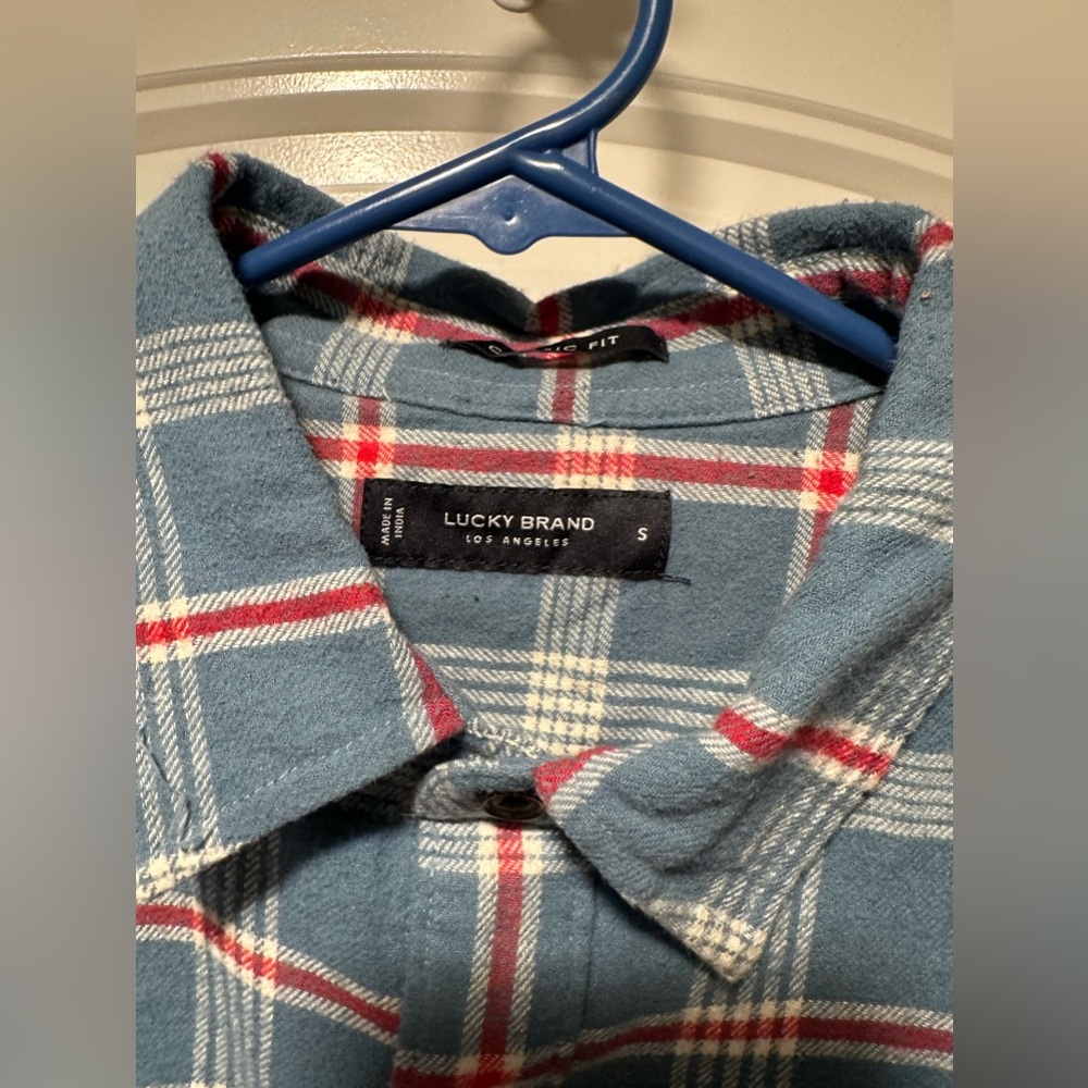 Lucky Brand NWT Men’s Flannel Lingerie Sleeve